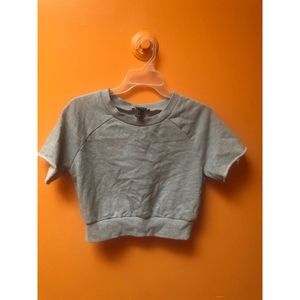 Forever 21 sweat shirt  crop top